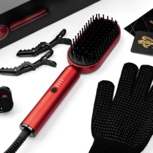 Pretty ionic Brush Red –  فرشاة الشعر الأيونية بريتي احمر